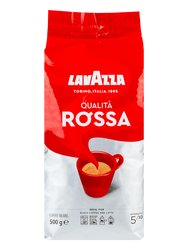 Кофе Lavazza в зернах Rossa 500 гр  в.у.